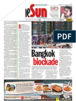 TheSun 2008-11-27 Page01 Bangkok Blockade