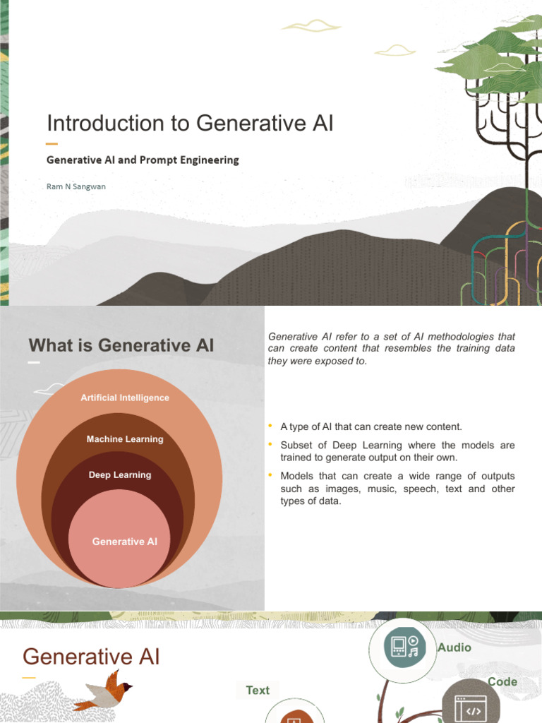 Introduction to Generative AI Concepts | PDF | Artificial Intelligence ...