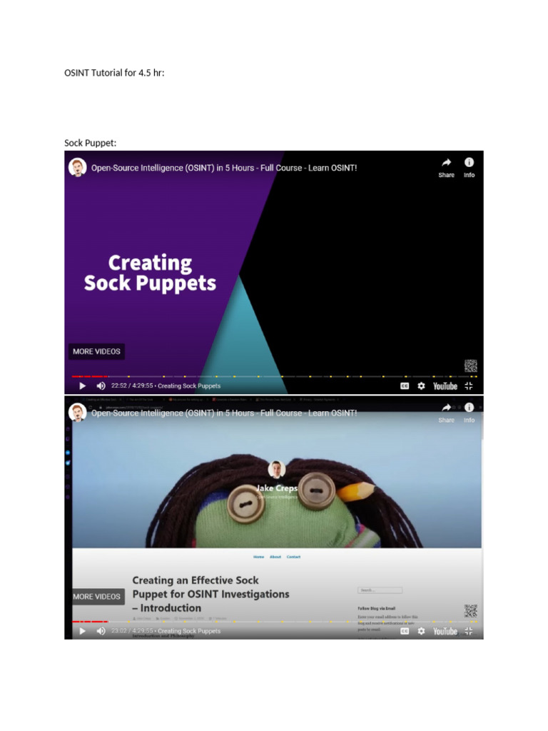 Osint Tutorial For 4 Pdf