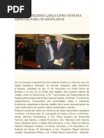JOÃO PORTELINHA LANÇA LIVRO NUM DIA ESPECIAL PARA OS ANGOLANOS