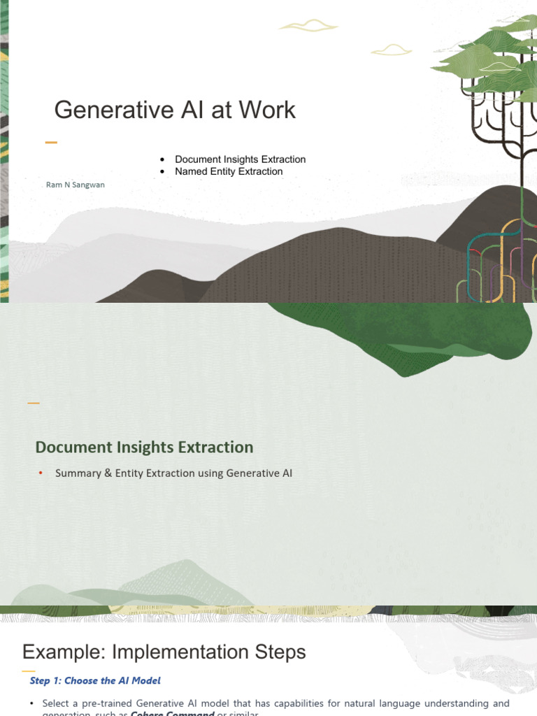 Generative AI for Document Insights | PDF | Optical Character ...