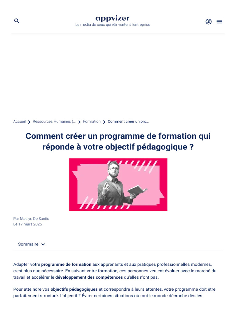 Créer un programme de formation efficace | PDF | Pédagogie | Apprentissage