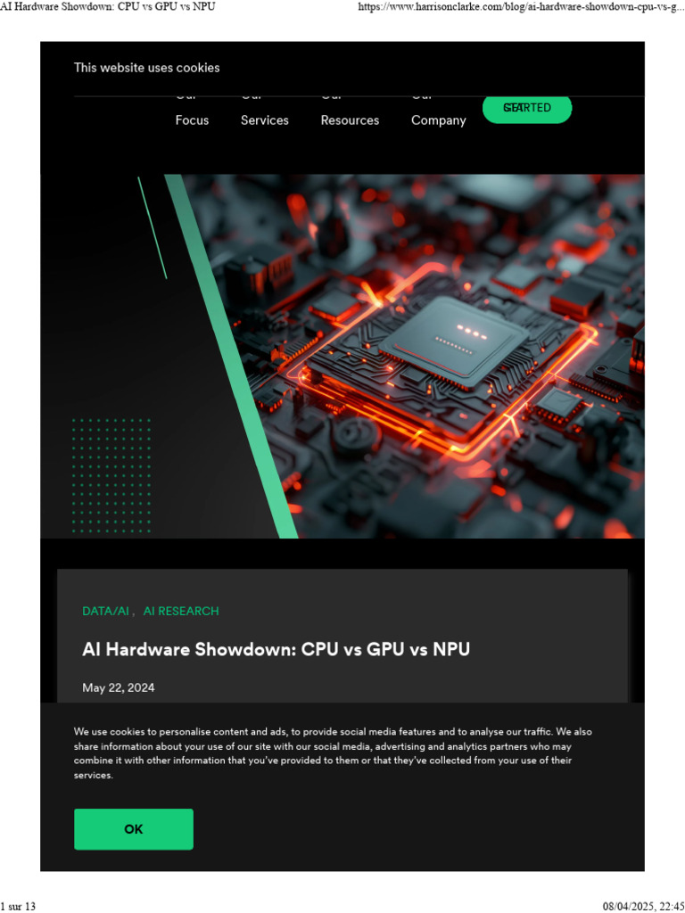 AI Hardware Showdown - CPU Vs GPU Vs NPU | PDF | Graphics Processing ...