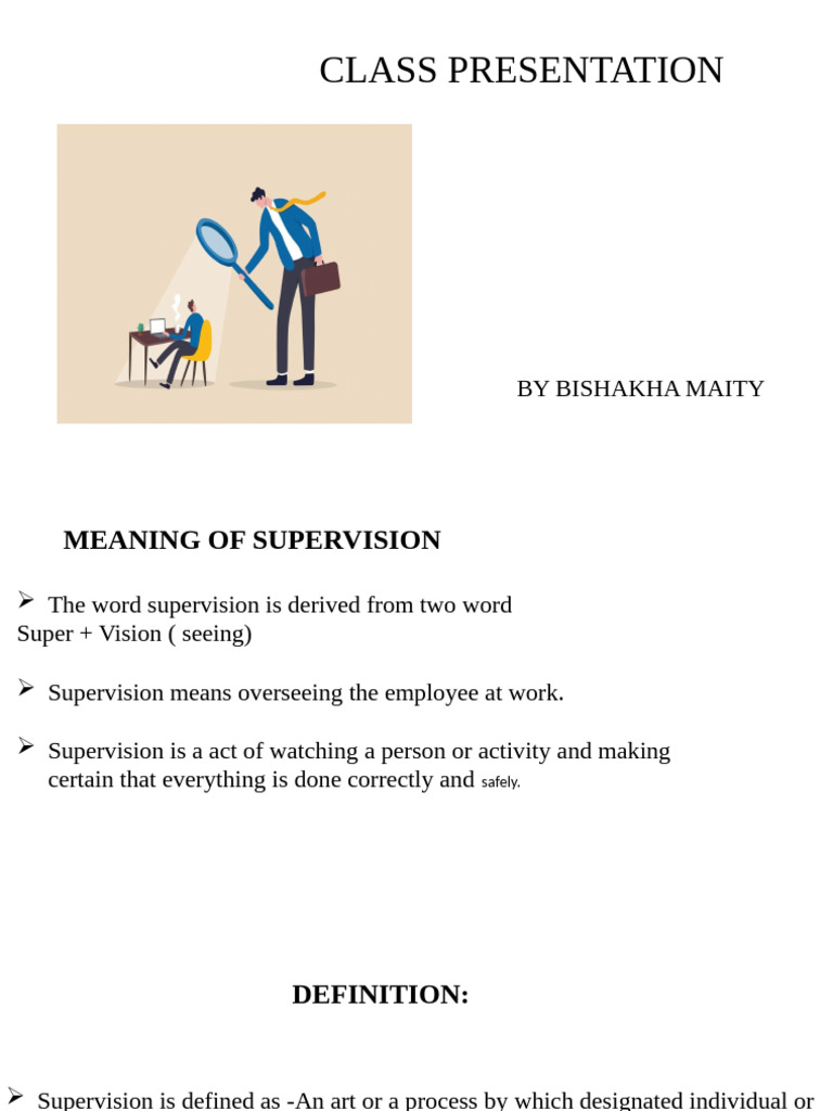 Understanding Supervision Principles | PDF | Supervisor | Innovation
