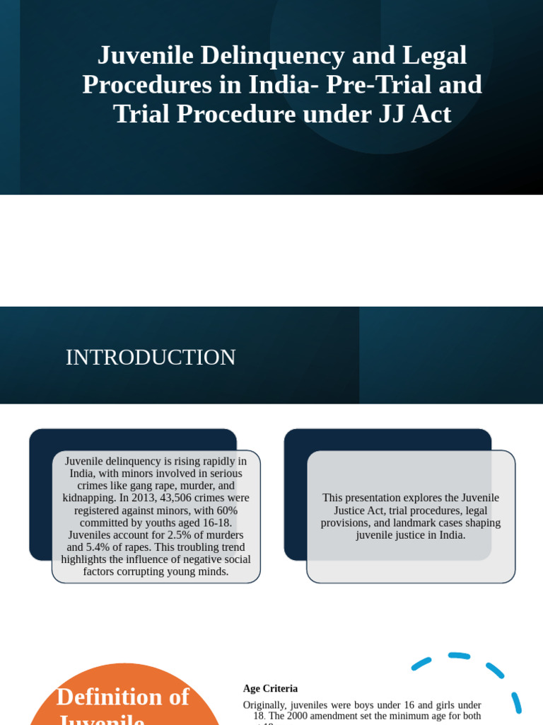 Juvenile Offence Flow Chart in India | PDF | Juvenile Delinquency ...