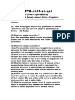 Phy-9th-PTB-ch05-sh - QST: Ch-5 Vectors (Short Questions)