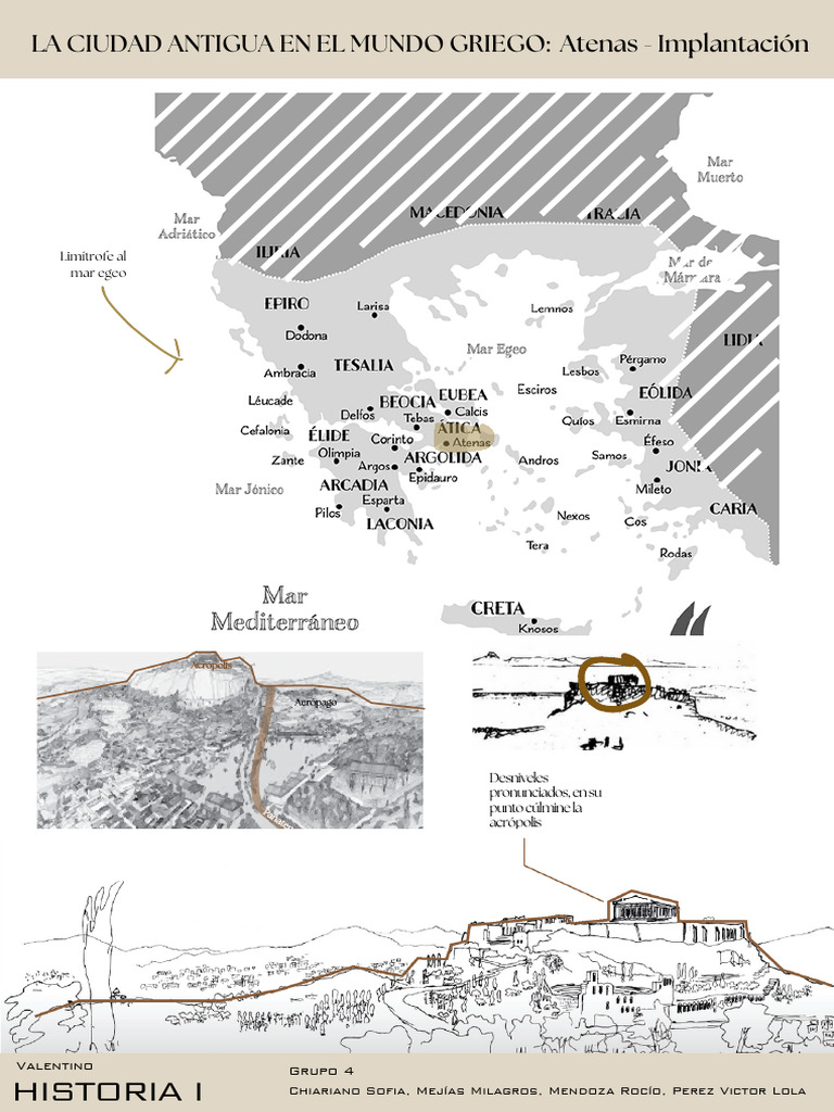 Estructura Urbana de Atenas Antigua | PDF | Atenas | Grecia
