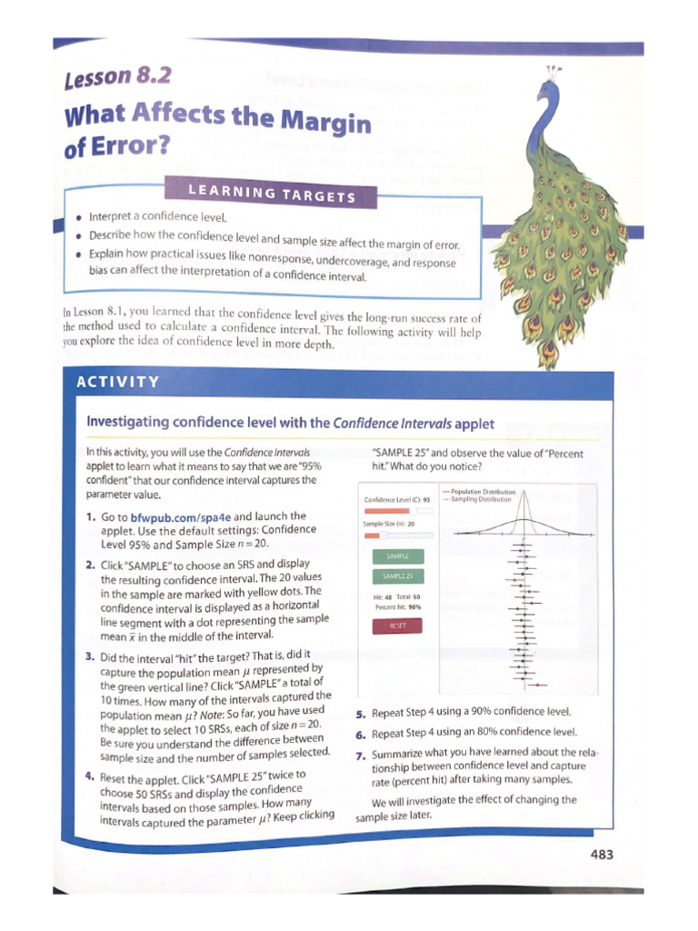 Lesson+8 2+-+What+Affects+the+Margin+of+Error | PDF
