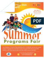 Onslow Part-Child Summer Fair Flyer
