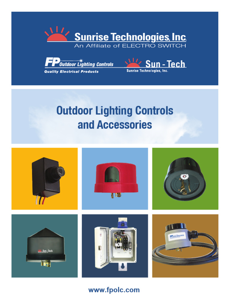 Outdoor Lighting Control Solutions | PDF | Lighting | Manufactured Goods