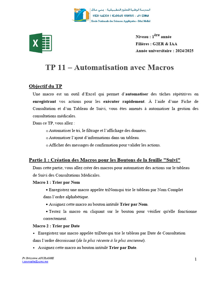 Automatisation des Consultations Médicales | PDF | Macro-définition ...