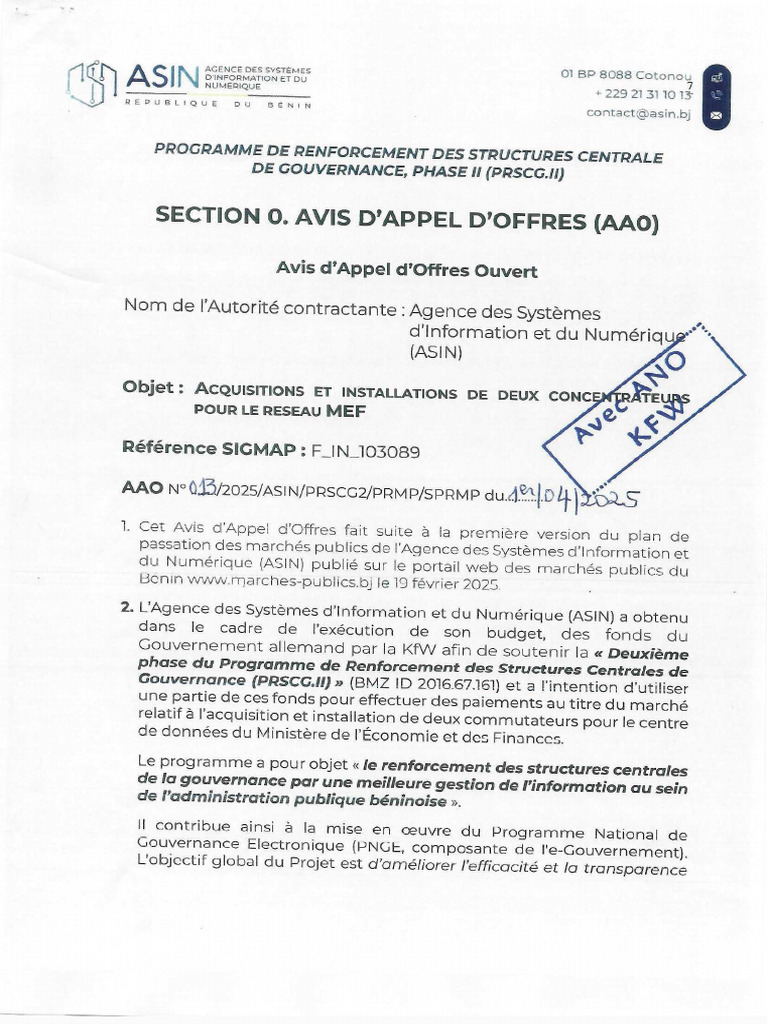 Avis Concentrateurs PDF | PDF