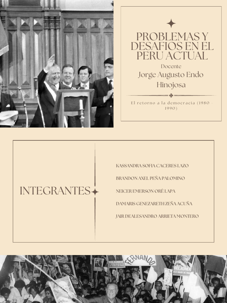 Retos de la Democracia en Perú en los 80 | PDF | Democracia ...
