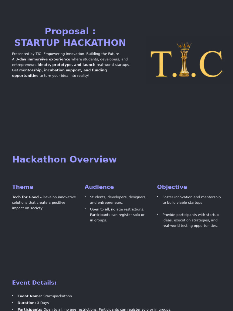 Proposal Startup Hackathon Final (1) 1 | PDF | Startup Company | Small ...
