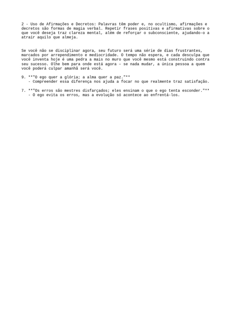 Nada Mais Nada Menos Que Disciplina 3 | PDF