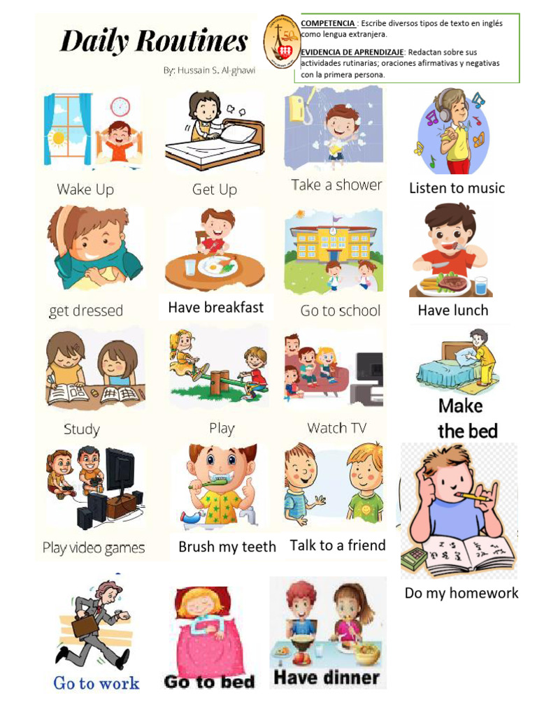 Class 02 - Daily Routines | PDF