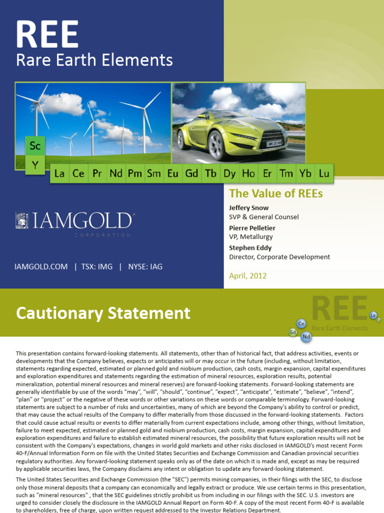 Rare Earth Elements Overview and Market Insights | PDF | Atoms ...