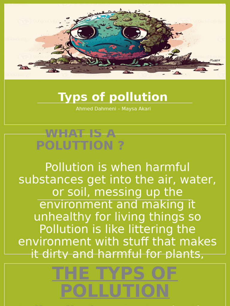 Types and Effects of Pollution | PDF
