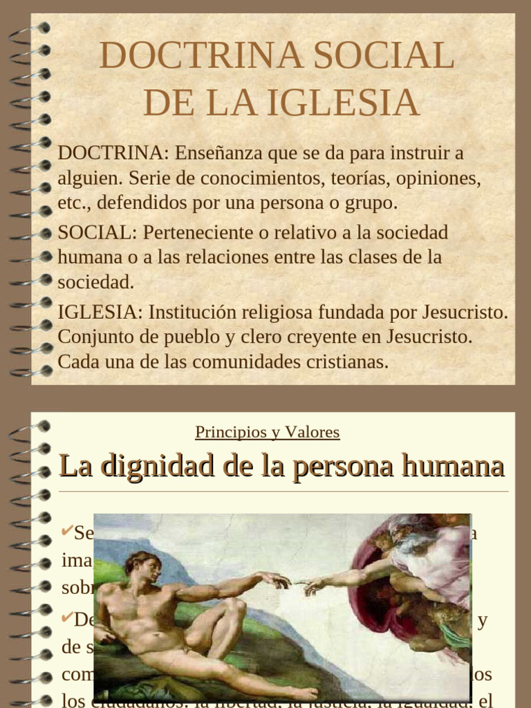 Doctrina Social de la Iglesia: Principios y Valores | PDF | Derechos ...