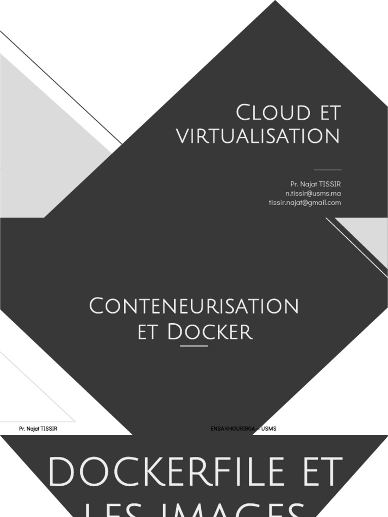 Création d'Images Docker avec Dockerfile | PDF | Logiciel utilitaire | Unix