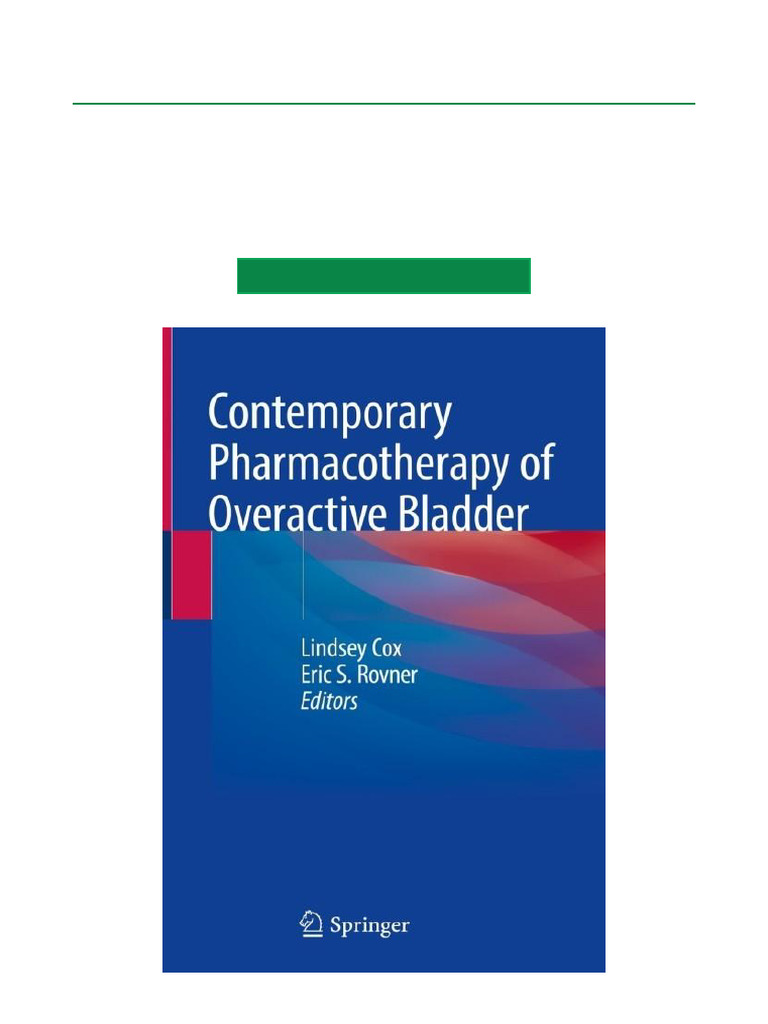 Overactive Bladder Pharmacotherapy Guide | PDF | Urinary Incontinence ...