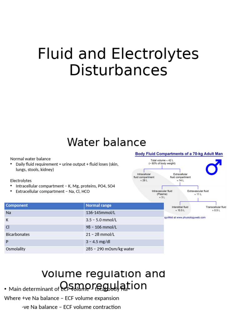 Fluid and Electrolytes Disturbances | PDF | Angiotensin | Kidney