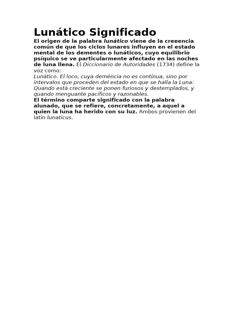 Significado de 