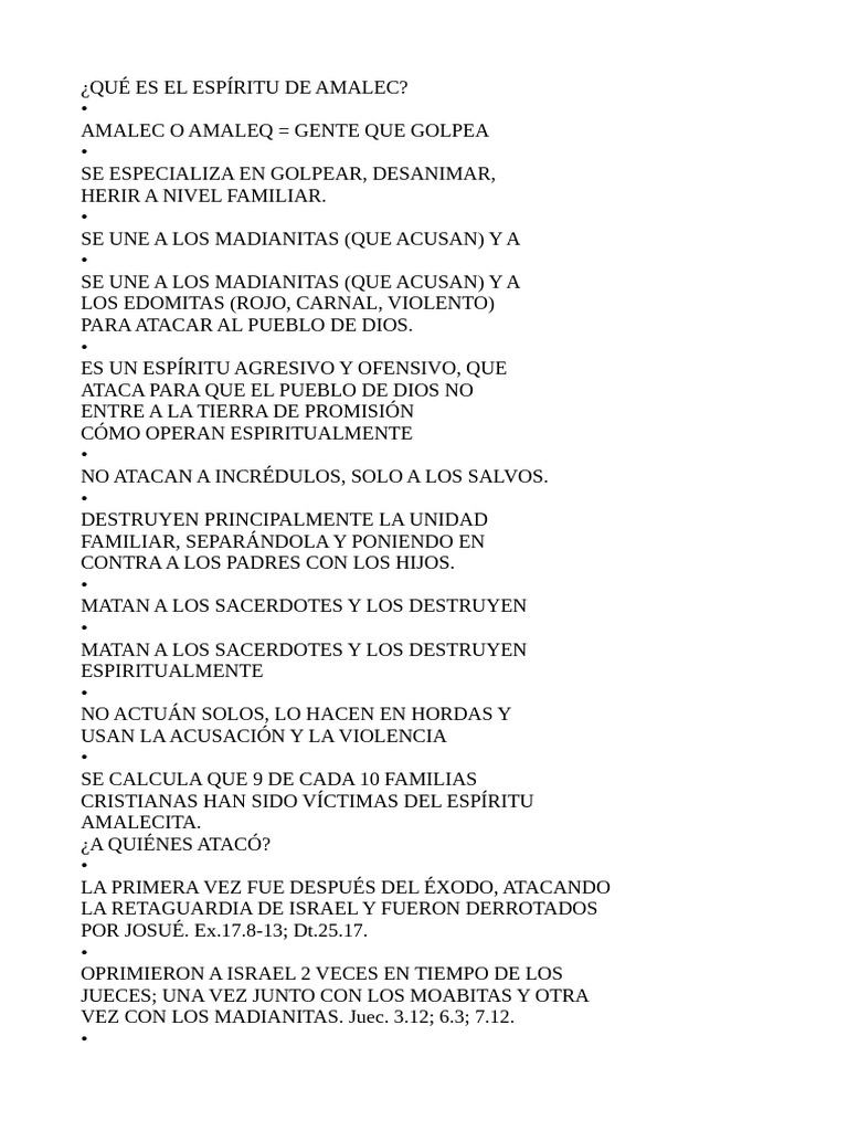 Amalec 2 | PDF