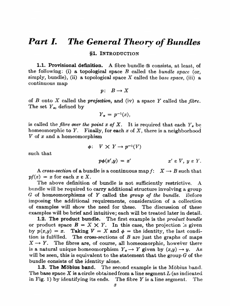 Fiber Bundles 1 | PDF