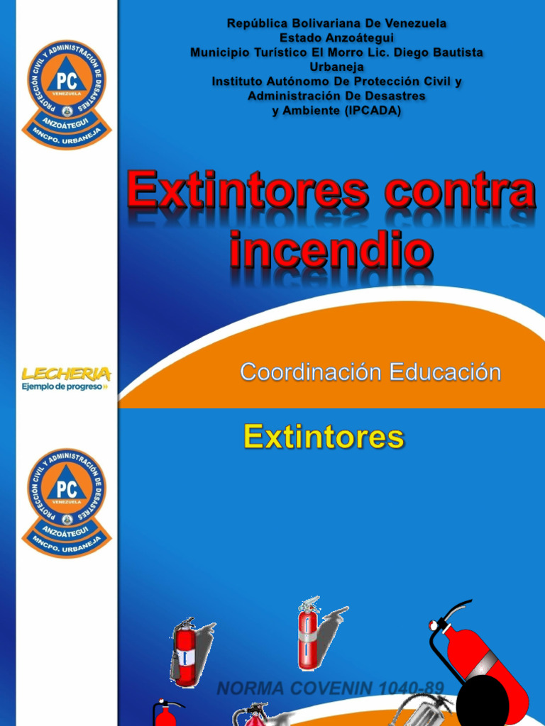Tipos y Uso de Extintores contra Incendios | PDF