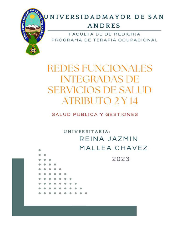 Atributos de RFISS en Terapia Ocupacional | PDF | Terapia ocupacional ...