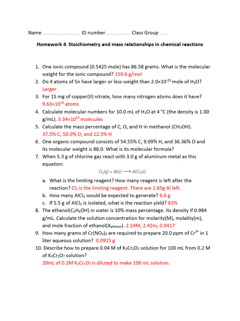 Homework 4 Solution | PDF
