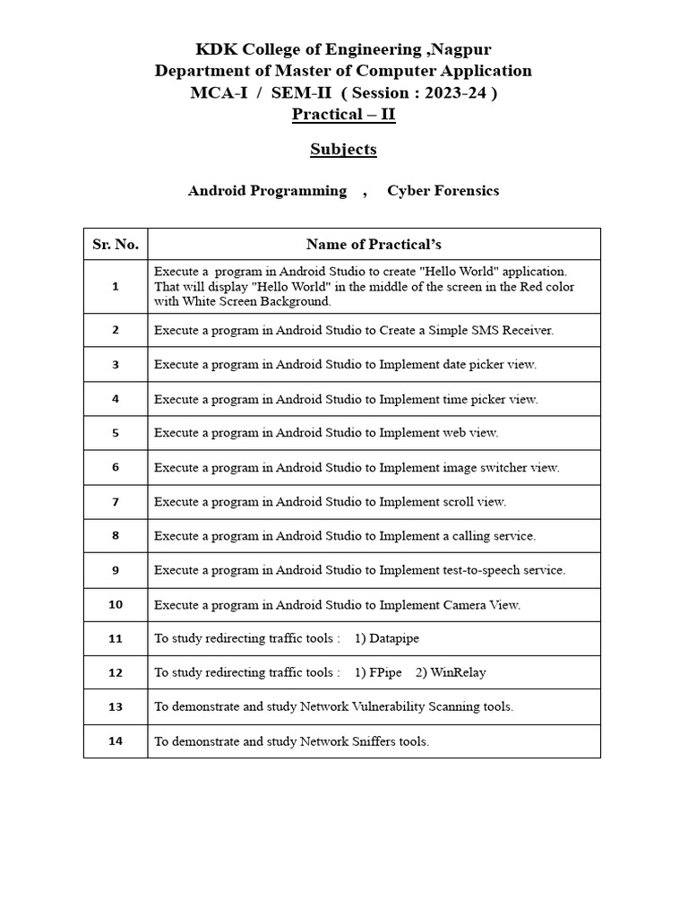 Android Programming Practical Guide | PDF | Android (Operating System ...