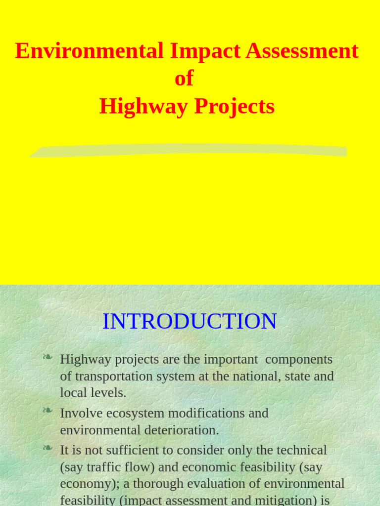 Highway Project Environmental Impact Analysis | PDF | Surface Runoff ...