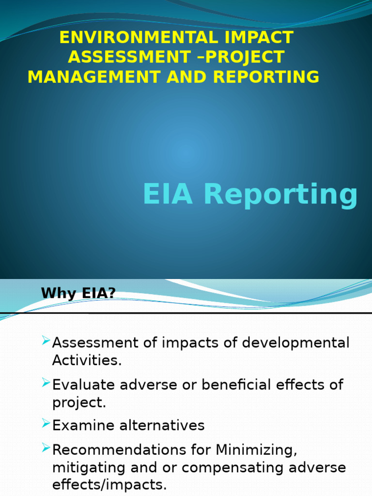 EIA Resolution Chart Overview | PDF | Environmental Impact Assessment
