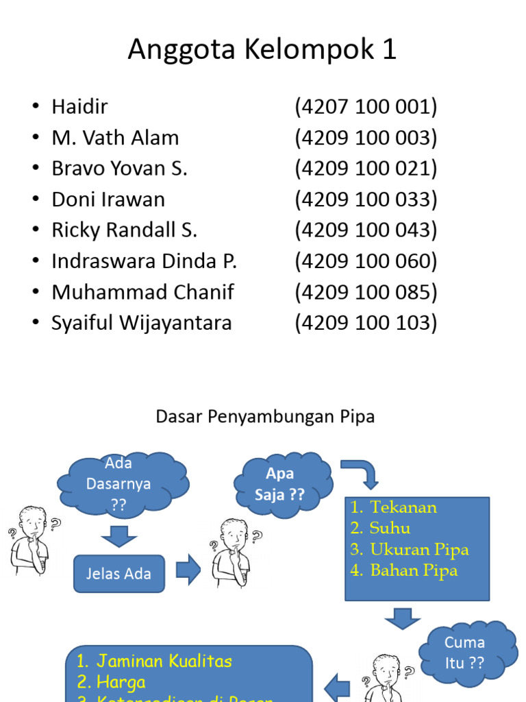 Kelompok 1 Part A - Pipe Joint | PDF