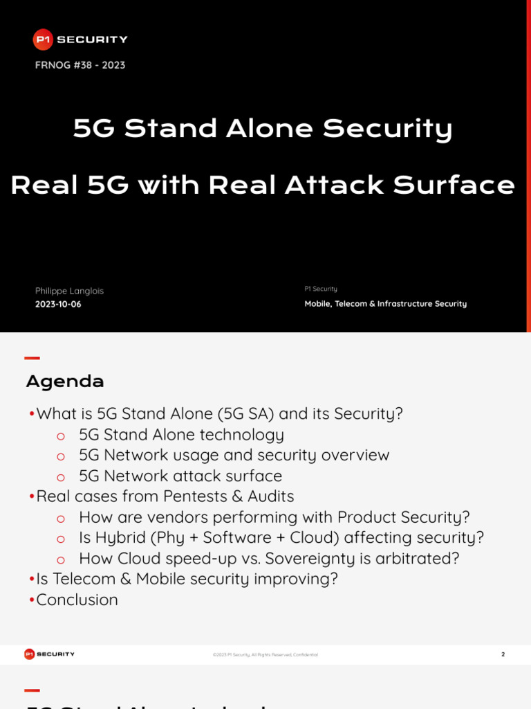 5G Stand Alone Security Insights | PDF | Computing | Telecommunications