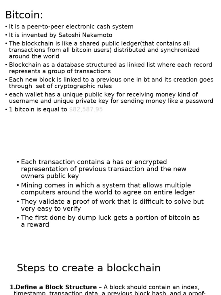Understanding Bitcoin and Blockchain Basics | PDF