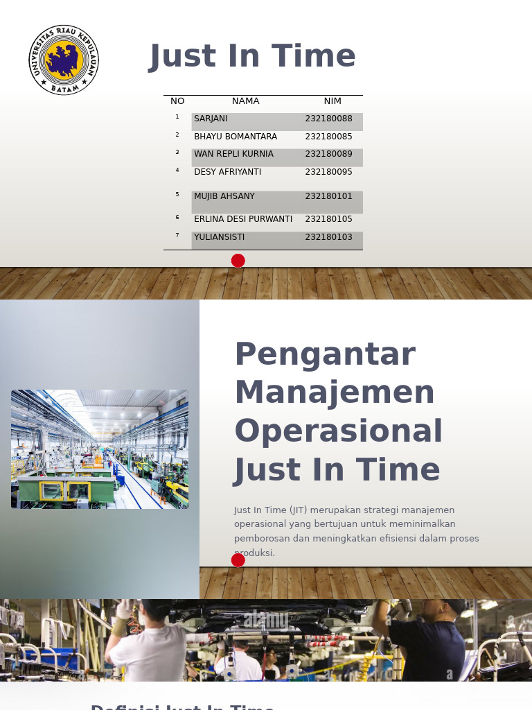 Keuntungan dan Tantangan JIT dalam Produksi | PDF