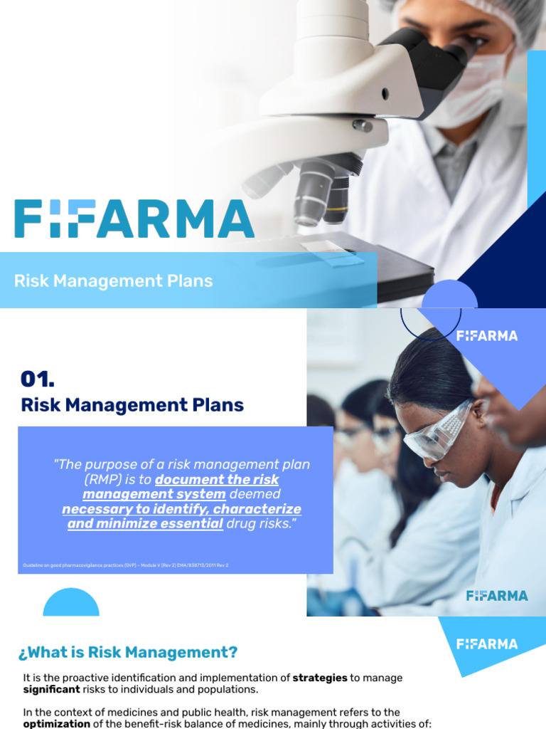 Risk Management Plans in Pharmacovigilance | PDF | Pharmacovigilance ...