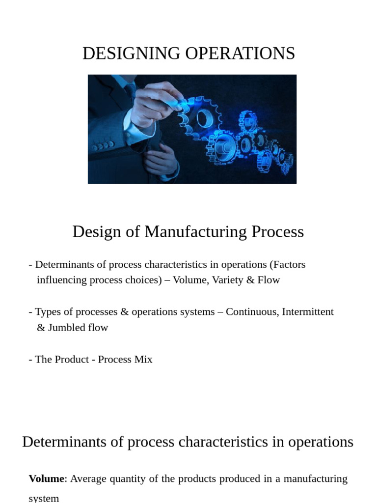 4A.Designing Opeartions | PDF | Economies