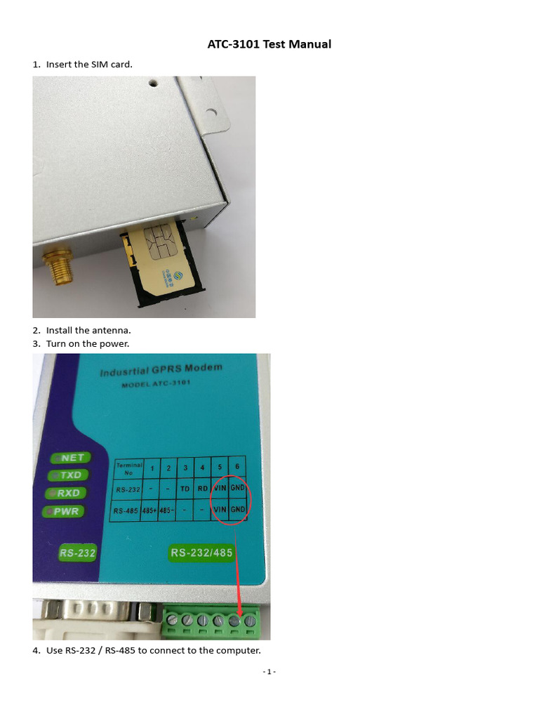 ATC-3101 Test Manual Guide | PDF