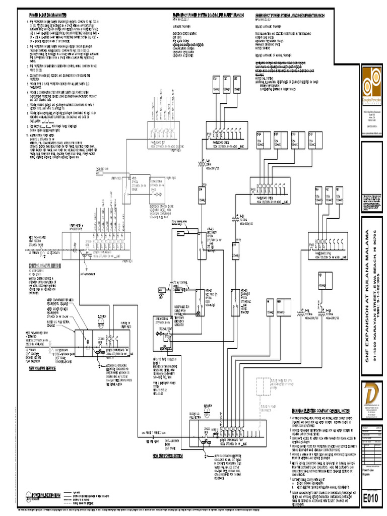 SNF Expansion Power 1-Line Diagram | PDF
