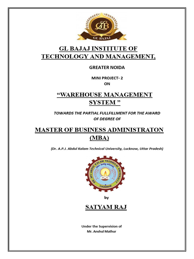 Warehouse Management PDF 1 | PDF | Warehouse | Inventory