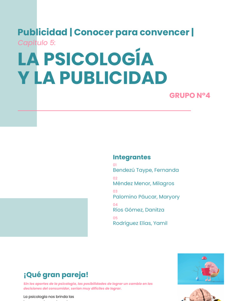 Psicología y Publicidad: Influencia Clave | PDF | Mente | Conciencia