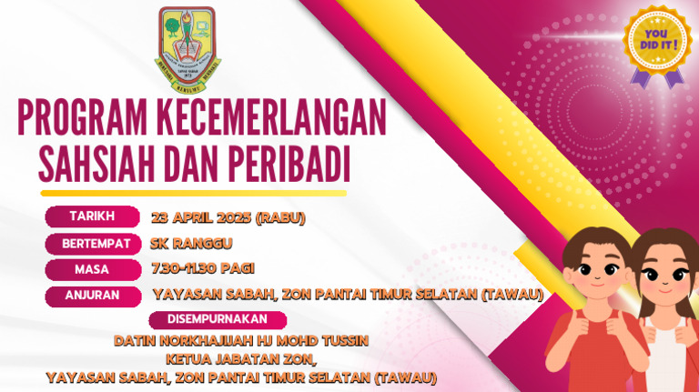 Program Kecemerlangan SK Ranggu | PDF