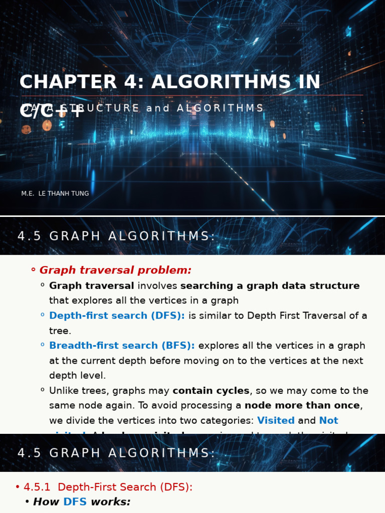 Chapter 4 - Algorithms in C - Graph Algorithms | PDF | Graph Theory ...