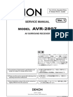 AVR-2807 Service Manual
