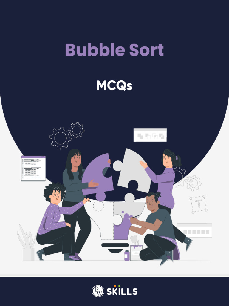 Bubble Sort MCQ | PDF