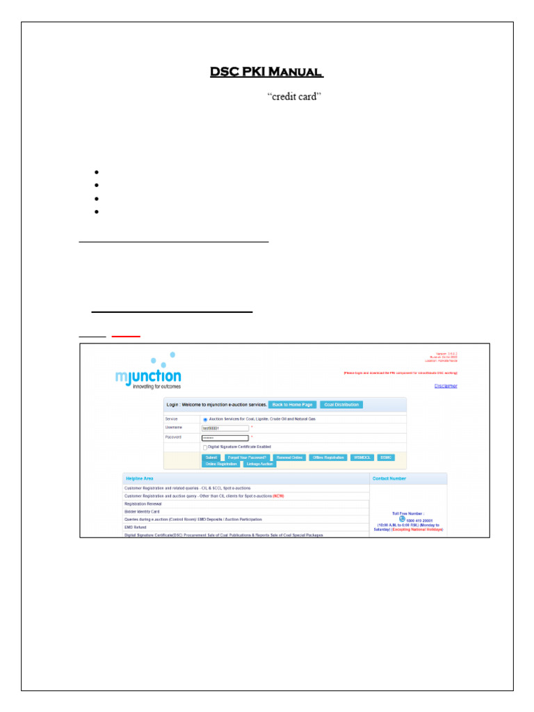 DSC PKI Installation and Registration Guide | PDF